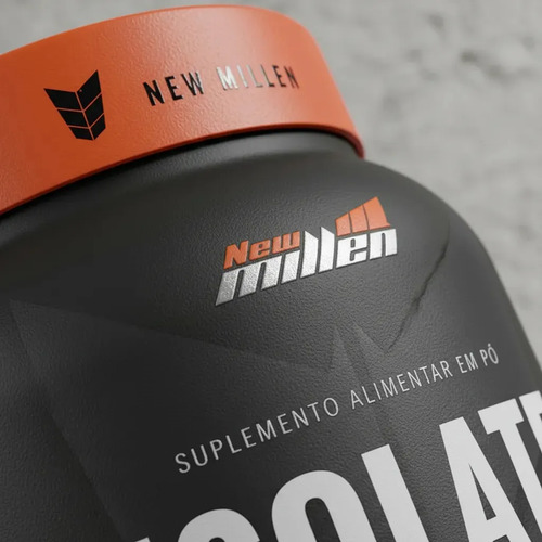 Isolate Protein Zero Lactose New Millen 900g Sabor Pêssego e Manga