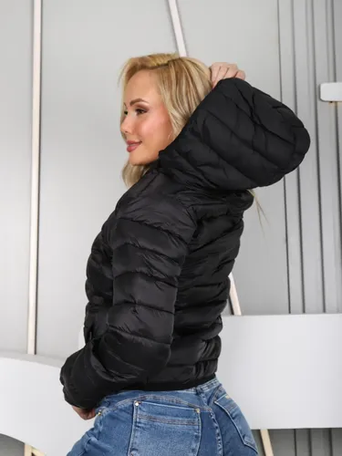 Jaqueta Bobojaco Feminina Puffer Impermeavel Capuz Removível