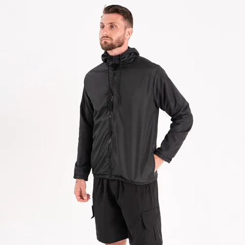 Jaqueta Corta Vento Liso Unissex Esportivo Capuz E Bolsos