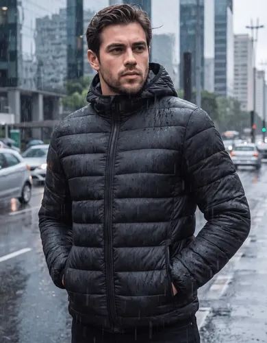 Jaqueta puffer bobojaco termico corta vento impermeavel frio