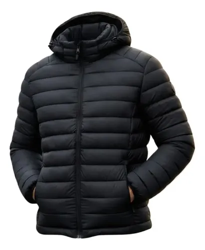 Jaqueta puffer de frio intenso blusa impermeavel inverno 1