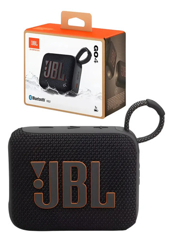 JBL Caixa De Som Go 4 Black À Prova D'água Cor Preto