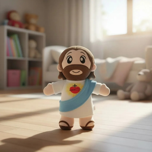 Jesus cristo pelucia 25cm um presente de amor fe e carinho