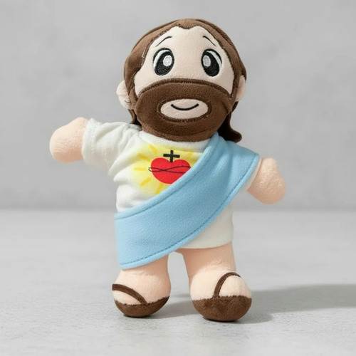 Jesus Cristo Pelúcia 25cm Um Presente De Amor Fé E Carinho