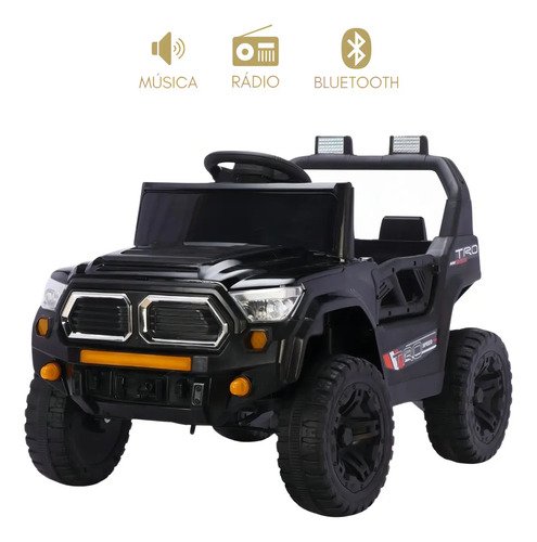 Jipe eletrico infantil bang toys black hawk x 12v bivolt com