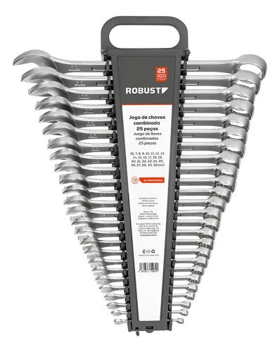 Jogo chaves combinadas gedore robust 06 32mm 25 pecas 1