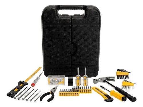 Jogo de Ferramentas 200 Peças com Chaves de Precisão e Allen Kit com Maleta Resistente - Titanium Platina