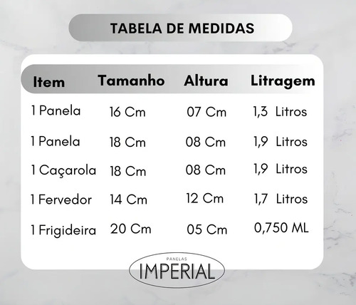 Jogo De Panelas 8 Peças Teflon Antiaderente C Tampa De Vidro