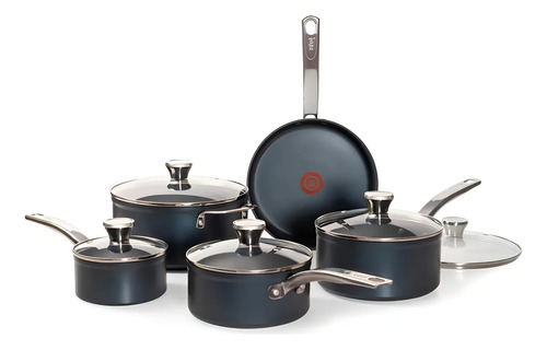 Jogo de panelas tefal platinum 5 pecas azul azul
