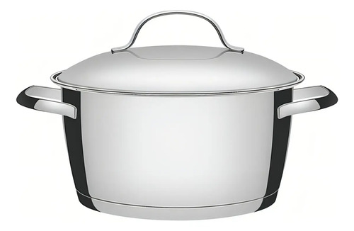 Jogo De Panelas Tramontina Inox Allegra 10p Com Pegador