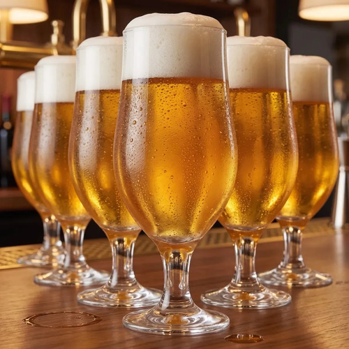 Jogo de taca de cerveja conjunto kit 6 pcs incolor
