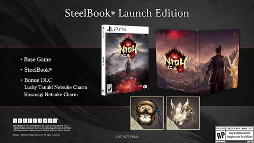 Jogo Nioh 3 Steelbook Launch Edition Ps5 Midia Fisica