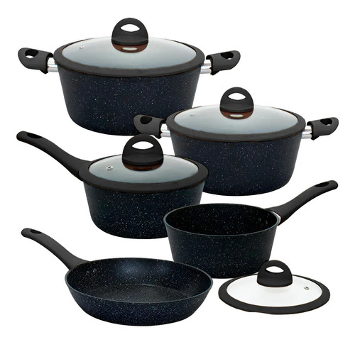 Jogo panelas inducao ceramica viena 5 pecas casambiente