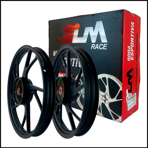 Jogo Roda Pé De Galinha Cg Titan 150 160 Liga Leve A Tambor