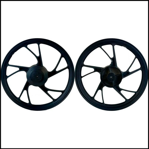 Jogo Roda Pé De Galinha Cg Titan 150 160 Liga Leve A Tambor