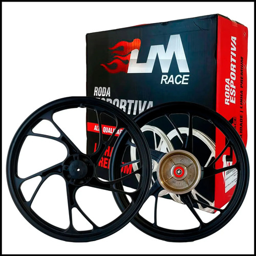 Jogo roda pe de galinha titan fan 150 160 liga leve a disco