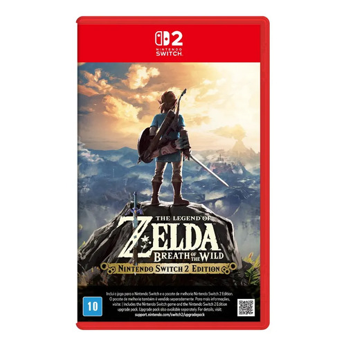Jogo the legend of zeldabreath of the wild para nintendo swi