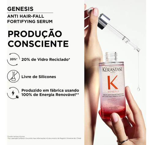 Kérastase Génesis Sérum Fortalecedor Anti Queda Cure Activate 365 | 90ml |