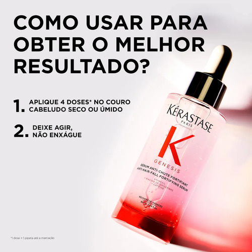 Kérastase Génesis Sérum Fortalecedor Anti Queda Cure Activate 365 | 90ml |