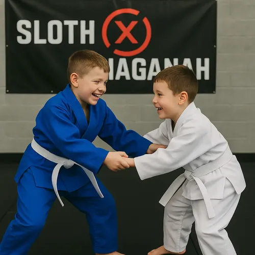 Kimono Infantil Jiu Jitsu Haganah Judô Reforçado + Faixa