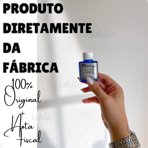 Kit 1 Monzi 35 Ml Limpa Prata 1 Flanela Magica Original