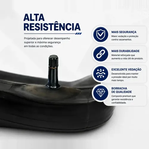 Kit 10 Câmaras De Ar Fr13/14 Tr13 Para Carro Vulcan