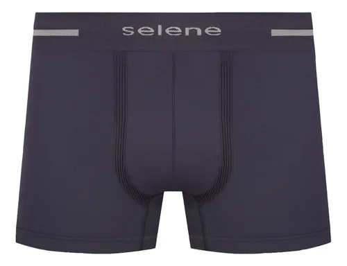 Kit 10 Cueca Boxer Sem Costura Microfibra Selene Masculina