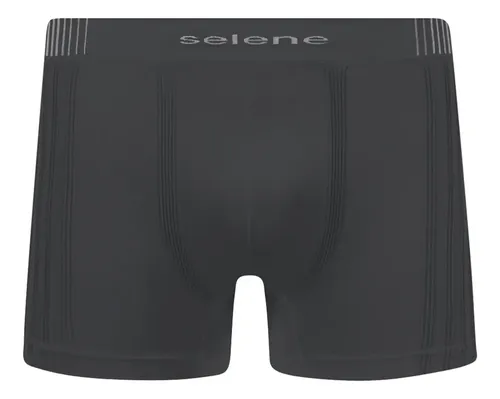 Kit 10 Cueca Boxer Sem Costura Microfibra Selene Masculina