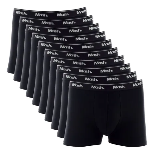Kit 10 cuecas mash boxer original masculino algodao atacado