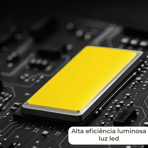 Kit 10 Holofote Refletor Led Eco Pro 100w Luz Branco Frio