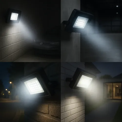 Kit 10 Holofote Refletor Led Eco Pro 100w Luz Branco Frio