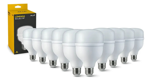 Kit 10 lampadas led bulbo 50w alta potencia branco frio 6500