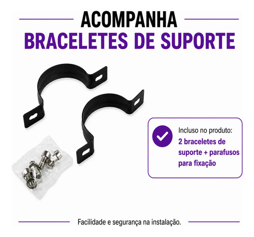 Kit 10 Luminária Led P/ Poste 300w Iluminação Publica Bivolt