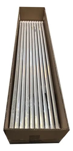 Kit 10 Luminária Tubular Sobrepor Led Linear 120cm 80w Frio