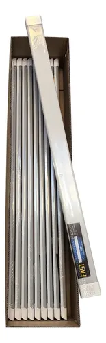 Kit 10 Luminária Tubular Sobrepor Led Linear 120cm 80w Frio