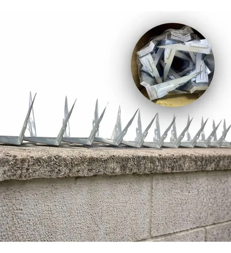 Kit 10 Mts De Lança Cortante Para Proteção De Muro Mandíbula