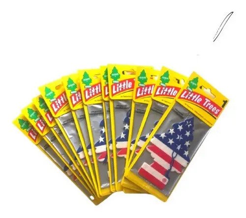 Kit 10 odorizador automotivo little trees aromatizante eua c