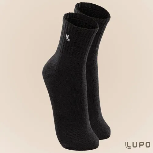 Kit 10 Pares Meia Lupo Original Masculina Cano Médio Algodão