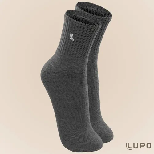 Kit 10 Pares Meia Lupo Original Masculina Cano Médio Algodão