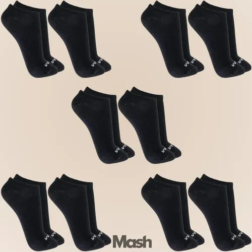 Kit 10 Pares Meias Mash Invisível Esportiva Algodão Original