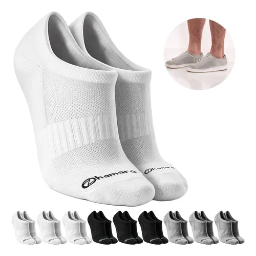 Kit 10 pares meias zhamaro algodao sapatilha invisivel