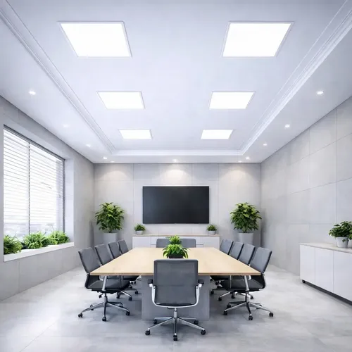 Kit 10 plafons led quadrado de embutir 48w 62x62 slim fino