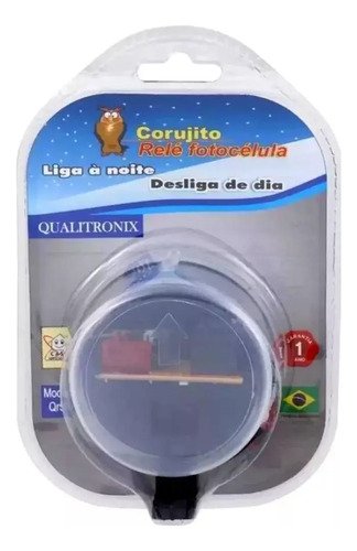 Kit 10 Rele Fotocelula Sensor Corujito Qr51 C/suporte