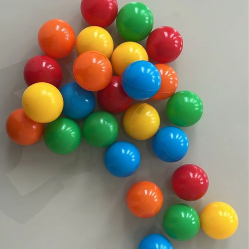 Kit 100 Bolinhas Para Piscina Coloridas 5 Cores Não Amassam