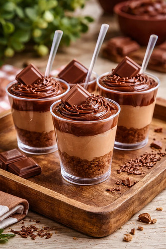 Kit 100 Copinhos 25ml Colherzinha Brigadeiro Docinho Potinho