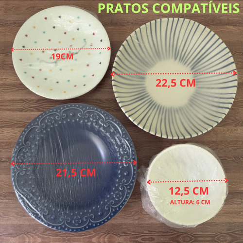 Kit 100 Tampa Capa Plásticas Protetor De Alimentos Elástico