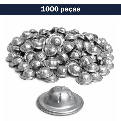 Kit 1000 Protetor De Cabeça De Parafuso Telhas Metálicas Galvanizado Capinha Vedação Anti Ferrugem E Infiltração Jabuti Shop