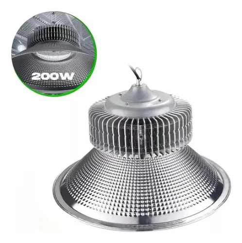 Kit 10x luminaria led ufo high bay galpao industrial 200w