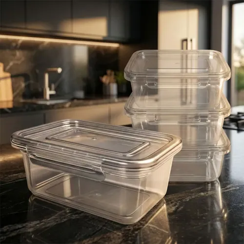 Kit 12 Marmitas 800ml Potes Trava Lateral Freezer Microondas