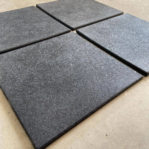 Kit 12 Placas Piso Borracha Academia 15mm 50x50cm